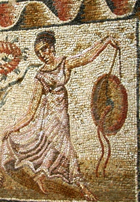Roman floor mosaic in Sicily Villa del Tellaro mosaic in Sicily