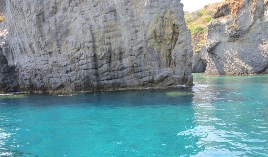 Swimming cove Island of Panarea